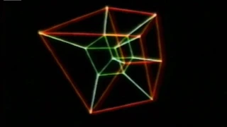 "The Hypercube: Projections and Slicing" 1978 Award-winning computer animation