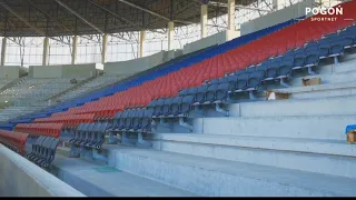 Pierwsze krzesełka na stadionie Pogoni Szczecin :: 16.06.2020