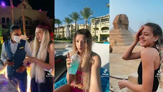 Юля Гаврилина в Египте 🏜️🐪🐫. Tiktok. Trends. Тикток. Тренды.