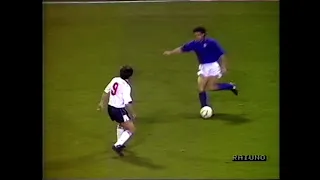 1989. England vs. Italy (Friendly). Full Match (part 2 of 4).