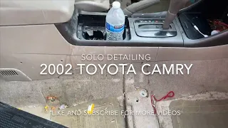 DEEP CLEANING A SUPER DIRTY TOYOTA CAMRY || Complete Mess Car Detailing