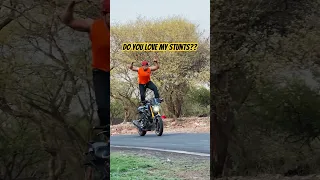 STUNTS or COMEDY?? Which one you love?? #farazstuntrider #bikers #superbikes #hayabusa