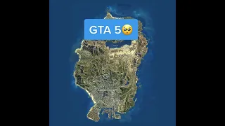 GTA 5 VS GTA 6 MAPS #gta5 #gta6