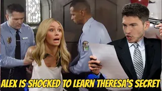 FINALLY! Alex is shocked to learn Theresa's secret Days of our lives spoilers