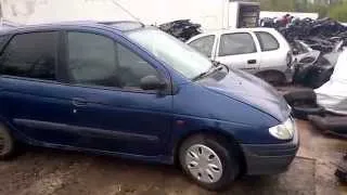 RENAULT MEGANE SCENIC 1998 1 6 1598CM3 66KW BENZINAS MECHANINE VIENATURIS 4 5D EU MELYNA EURO IMPEX