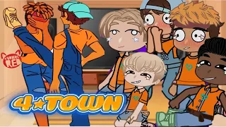 4☆Town reacts to funny tiktok + Aaron T x Aaron Z Ship ❤️