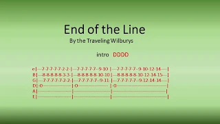 End of the Line by the Traveling Wilburys - Easy chords and lyrics