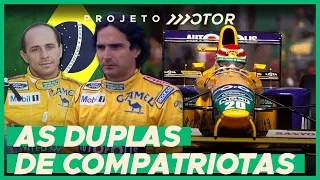 8 DUPLAS DE COMPATRIOTAS QUE MARCARAM HISTÓRIA NA F1 PELA MESMA EQUIPE