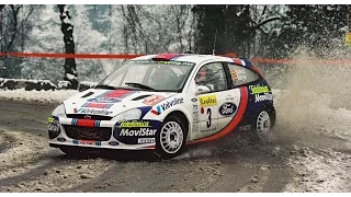 WRC 69° Rallye Monte Carlo 2001 show , snow et verglas