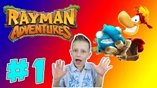 Rayman Adventures #1 game walkthrough, let's play Rayman Adventures 1st episode of complete game.