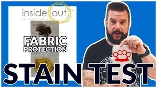 FABRIC PROTECTION TEST & REVIEW – ep 03 of 07 - Inside Out – OOPS See how we fixed our screw up!!