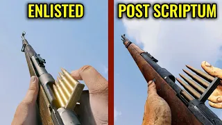 Enlisted vs Post Scriptum - Weapons Comparison