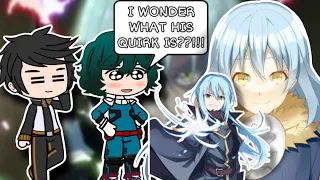Anime Characters React to Rimuru Tempest || That Time I Got Reincarnated as a Slime || Part 1/? ||