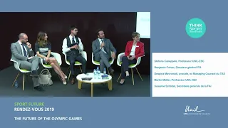 Sport Future 2019 - Débat : Thèmes clés des Jeux Olympiques