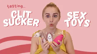 I Tried 3 Different "Air Pulse Technology" Sex Toys 👅| Hannah Witton