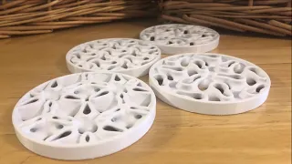 Four Minimal Surface Coasters