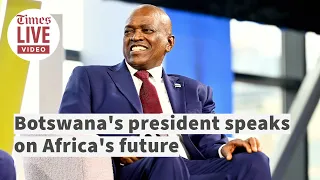 ‘Africa keeps getting pushed down’: Botswana president on electricity, new age colonisation & future