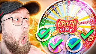 WE HIT EVERY GAME SHOW ON CRAZY TIME LIVE! (PROFIT?!)