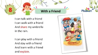 Lesson-1 With a Friend | Harmony English Reader-4 | Phulwari Education PVT LTD