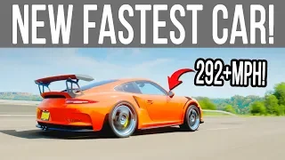 Forza Horizon 4 - NEW FASTEST CAR! PORSCHE GT3 RS 292+MPH (w/Tune)