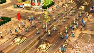 Chinese Military Parade Ambushed, Nuclear Attack Confirmed | Command & Conquer Generals Gameplay
