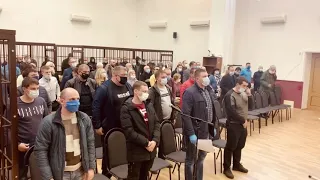 Суд над бандой, грабившей поезда