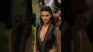 Living in our heads rent free. 🤎 (🎥: Getty) #MetGala #KendallJenner #shorts