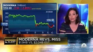 Moderna posts EPS beat, revenue miss for the first quarter