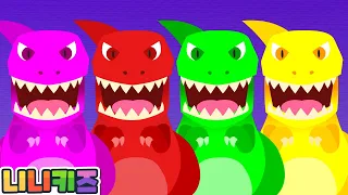 [영어] 티라노사우루스 컬러놀이 | 병원 놀이 모음 | 공룡 | 색깔 놀이 | 니니키즈 NINIkids