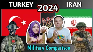 Pakistani Reaction 🇹🇷 Turkey vs Iran Military Power Comparison 2024