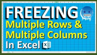 EXCEL - Freezing Rows and Columns - Everything you need to know!
