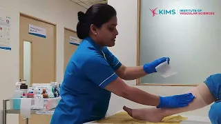 How to apply Double crepe bandage | varicose veins | Dr Narendranadh Meda | Vascular surgeon