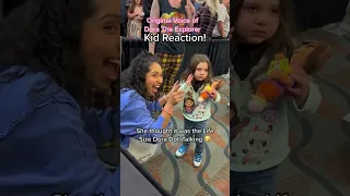 Kid Reactions are the best! #dora #doratheexplorer #nostalgia #trending #voiceactor #reaction