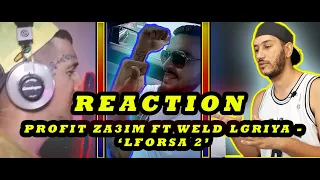 PROFIT ZA3IM ft WELD LGRIYA - ‘LFORSA 2’ FREESTYLE //reaction// #CB4GANG