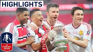 Crystal Palace 1-2 Manchester United (2015/16 Emirates FA Cup Final) | Goals & Highlights