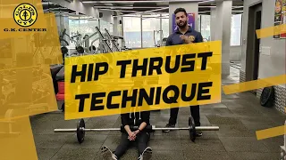 Workout Technique Tutorial 1 -Hip Thrust Technique