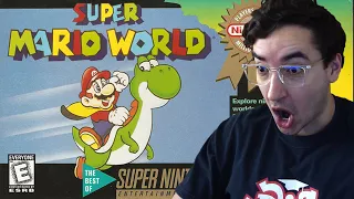 Reaction to The Story of Super Mario World by Gaming Historian