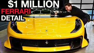 $1,000,000 Ferrari 812 Competizione Aperta First Wash: Daytona SP3 Surprise Reveal!