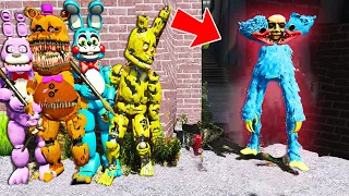 Новые моды GTA 5 с FNAF: Springtrap находит зомби Хаги Ваги в 5 ночей у Фредди