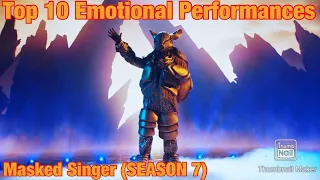 Top 10 Emotional Performances | Masked Singer | SEASON 7