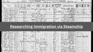 Researching Immigration via Steamship