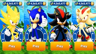 Sonic Dash - Sonic vs Shadow vs Super Sonic vs Super Shadow vs All Bosses Zazz Eggman - Gameplay