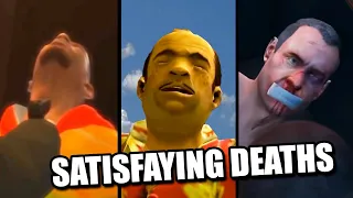 Top 7 SATISFAYING DEATHS in GTA Games