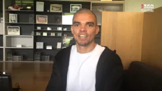 Pepe agradece apoio dos Portugueses