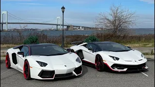 Racing through NYC tunnels in the Aventador SVJ🔥