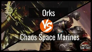 King Slayer: Orks vs Chaos Space Marines - Warhammer 40k Live Battle Report