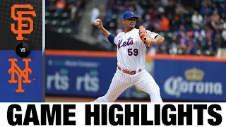 Giants vs. Mets Game Highlights (4/21/22) | MLB Highlights