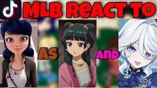 MLB react to Marinette as Maomao and Furina! | Compilation | Gacha Club