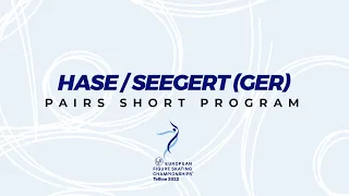 Hase/Seegert (GER) | Pairs SP | ISU European FS Championships 2022 | Tallinn | #EuroFigure