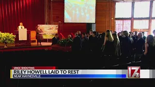 UNCC hero Riley Howell remembered at funeral with full military honors